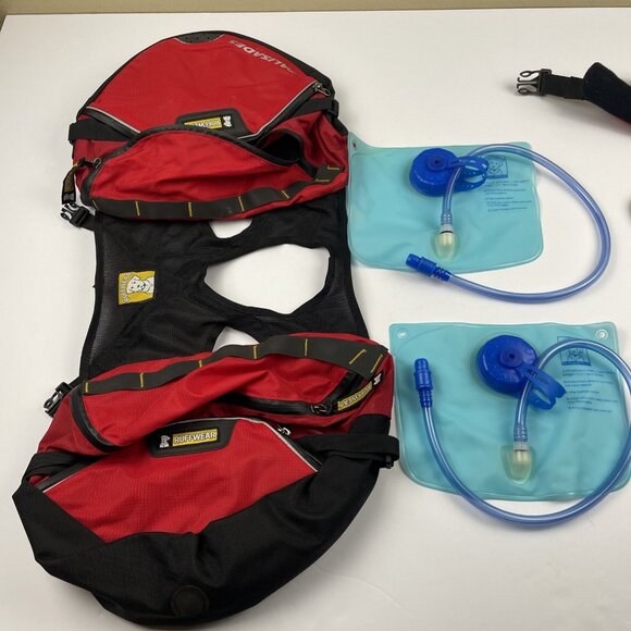 Ruffwear Palisades Dog Pack Backpack Saddlebags w Bladder Size Large Dog Hiking - Picture 4 of 16